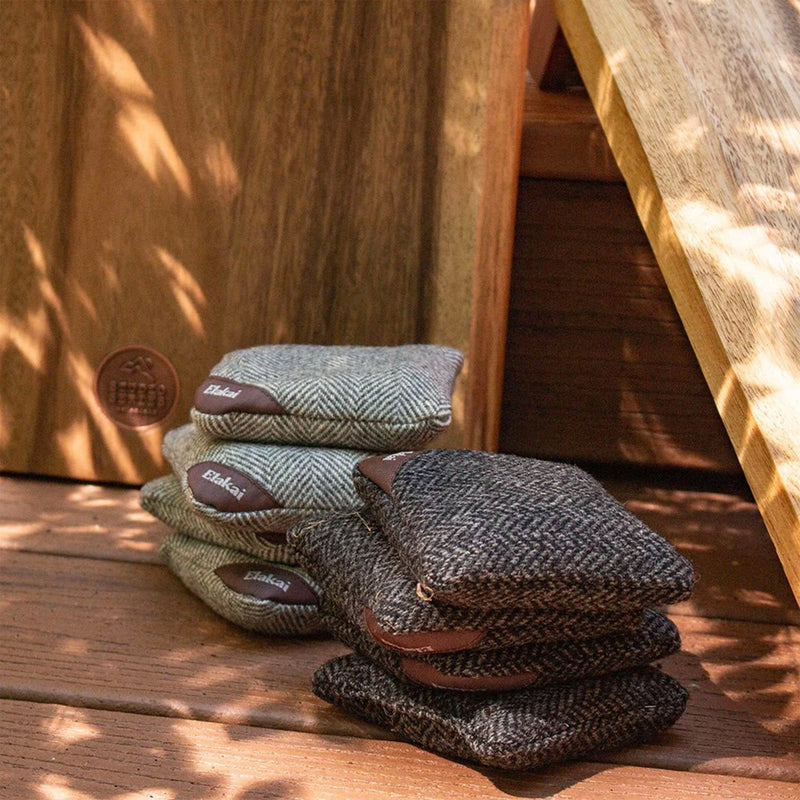 Load image into Gallery viewer, 6-in Herringbone Cornhole Bags | Premium All-Weather Collection