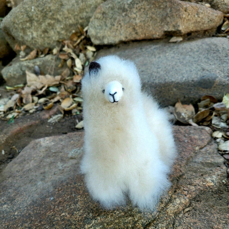 Load image into Gallery viewer, 6" Standing Alpaca Fur Toy