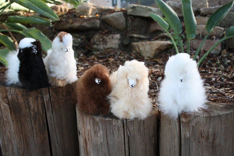Load image into Gallery viewer, 6" Standing Alpaca Fur Toy