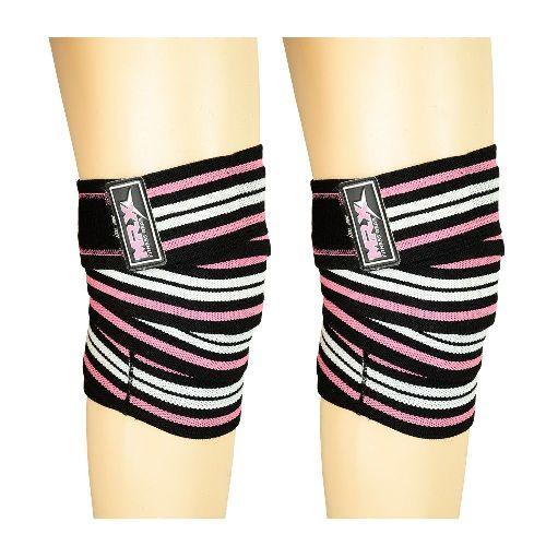 Load image into Gallery viewer, Mrx Weightlifting Knee Wraps Pro Quality Gym Workout Lifting Wrap