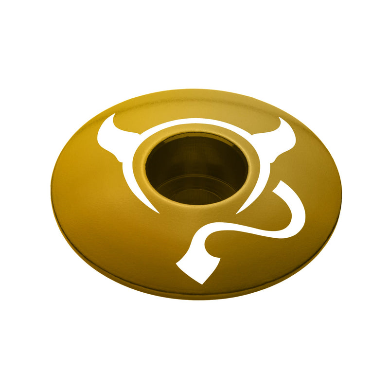 Load image into Gallery viewer, El Diablito Devil's Horns Custom Bicycle Headset Cap