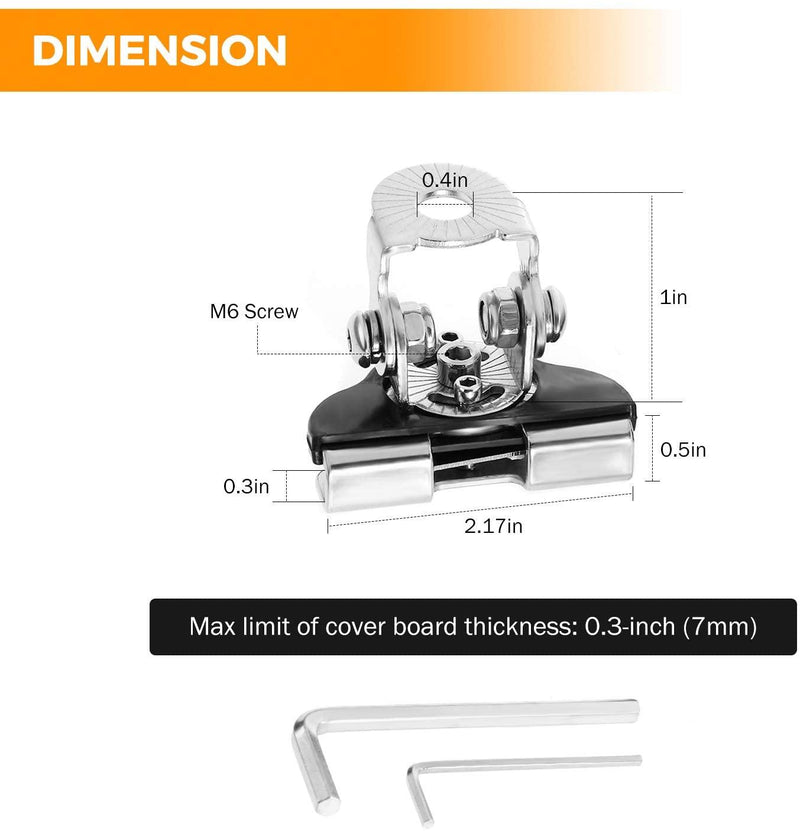 Load image into Gallery viewer, Universal LED Light Bar Mounting Brackets Adjustable Pillar Hood for Offroad Jeep SUV Truck
