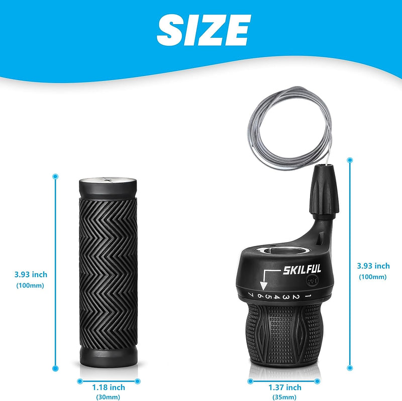 Load image into Gallery viewer, Bicycle 21-Speed Twist Shifter Set