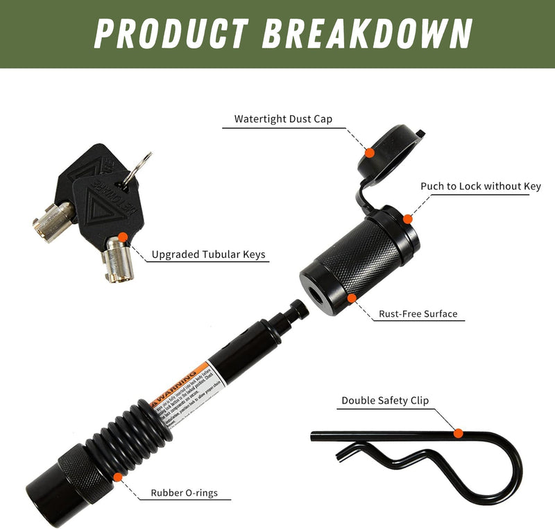 Load image into Gallery viewer, CAtuned Off-Road Hitch Lock Pin