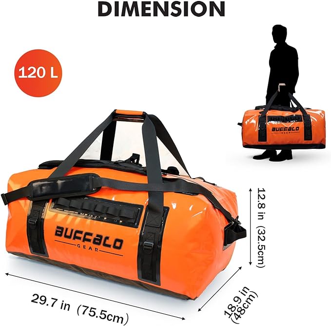 Load image into Gallery viewer, 127QT Duffel Dry Bag With Waterproof Zipper