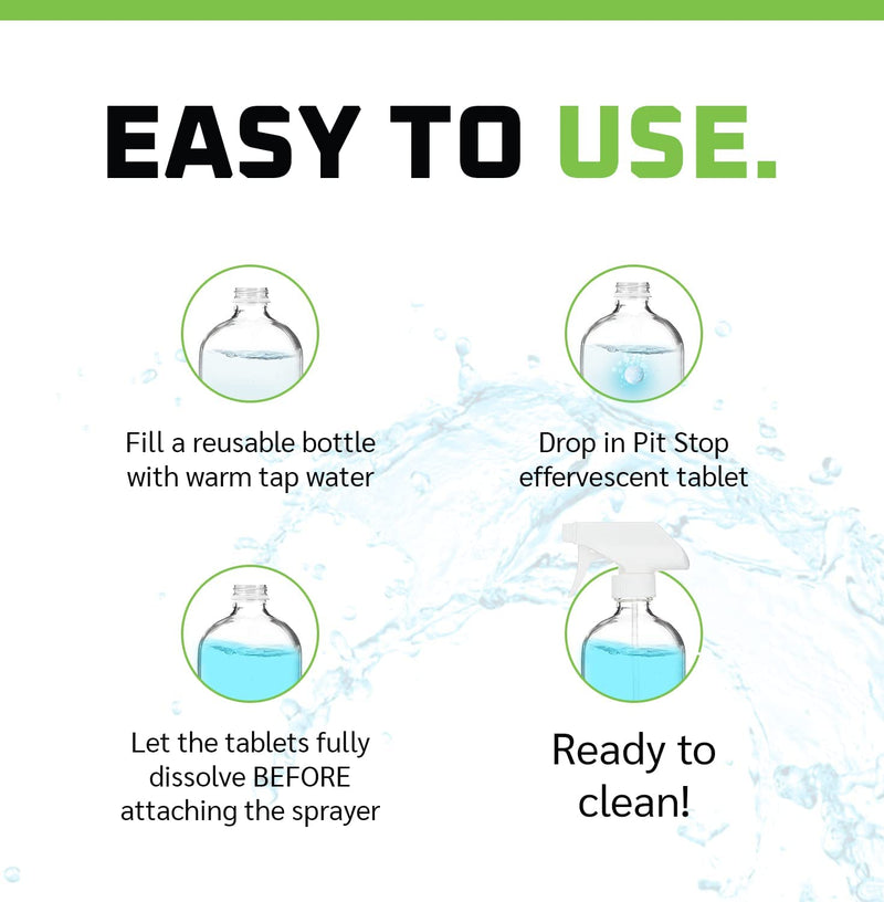 Load image into Gallery viewer, WASH&WHIPS Pit Stop Glass Cleaner / All Surface Cleaner Refill Tablets (Makes 5 Gallons)