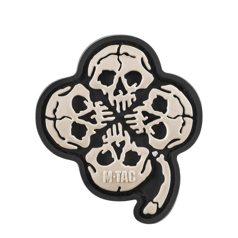 Load image into Gallery viewer, M-Tac Patch Clover with Skull 3D PVC