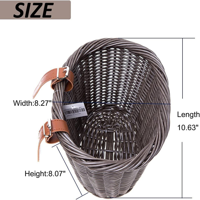 Load image into Gallery viewer, Hycline Bike Basket Front Handlebar Storage Basket for Adult and Kids