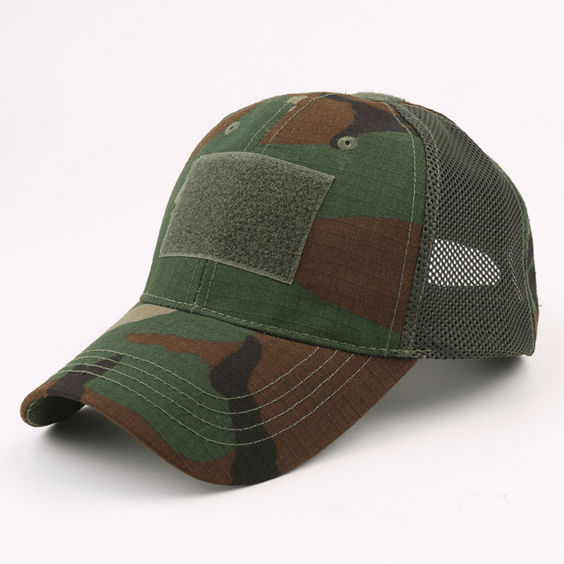 Load image into Gallery viewer, Tactical-Style Patch Hat with Adjustable Strap
