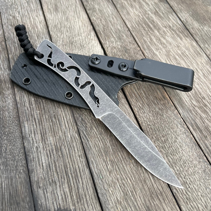 Load image into Gallery viewer, Shale Finish Snek Knife