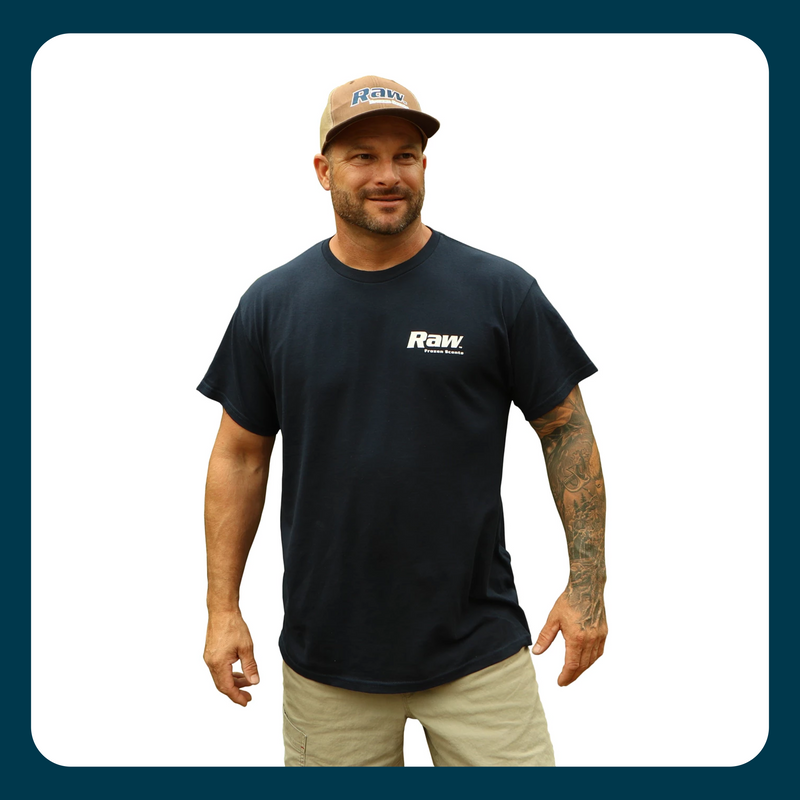 Load image into Gallery viewer, RAW Navy Blue T-Shirt