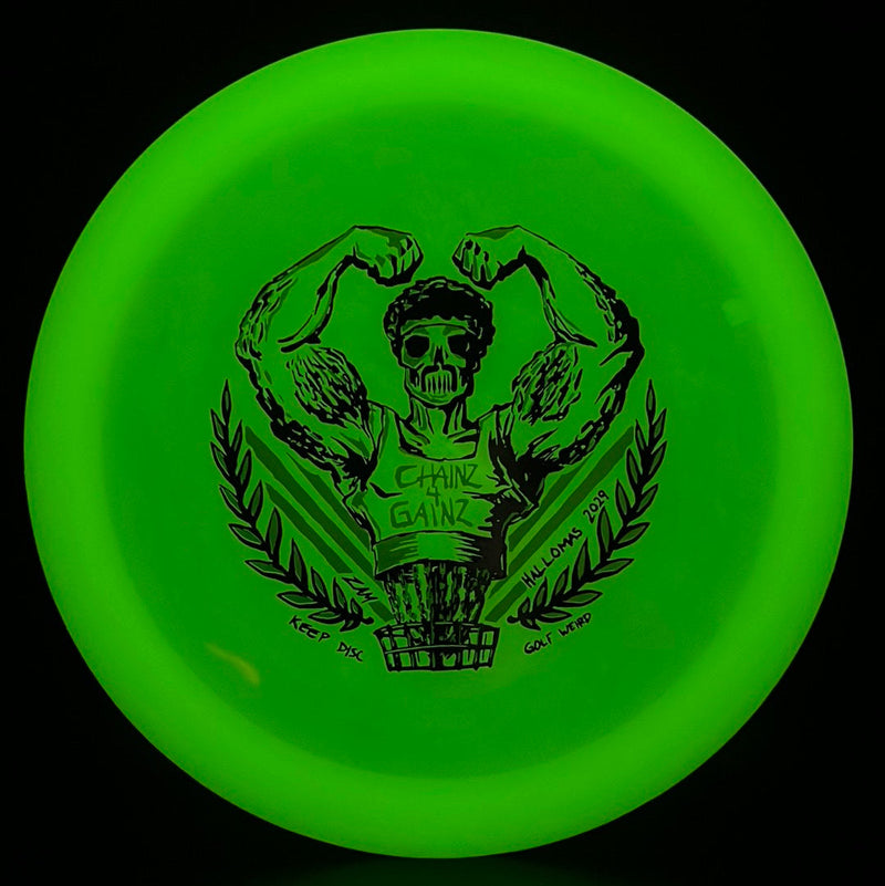 Load image into Gallery viewer, Nocturnal Phoenix - "Chains 4 Gains" by ZAM Keep Disc Golf Weird