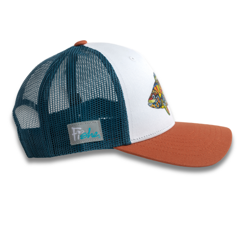 Load image into Gallery viewer, Boho Bass Trucker Hat