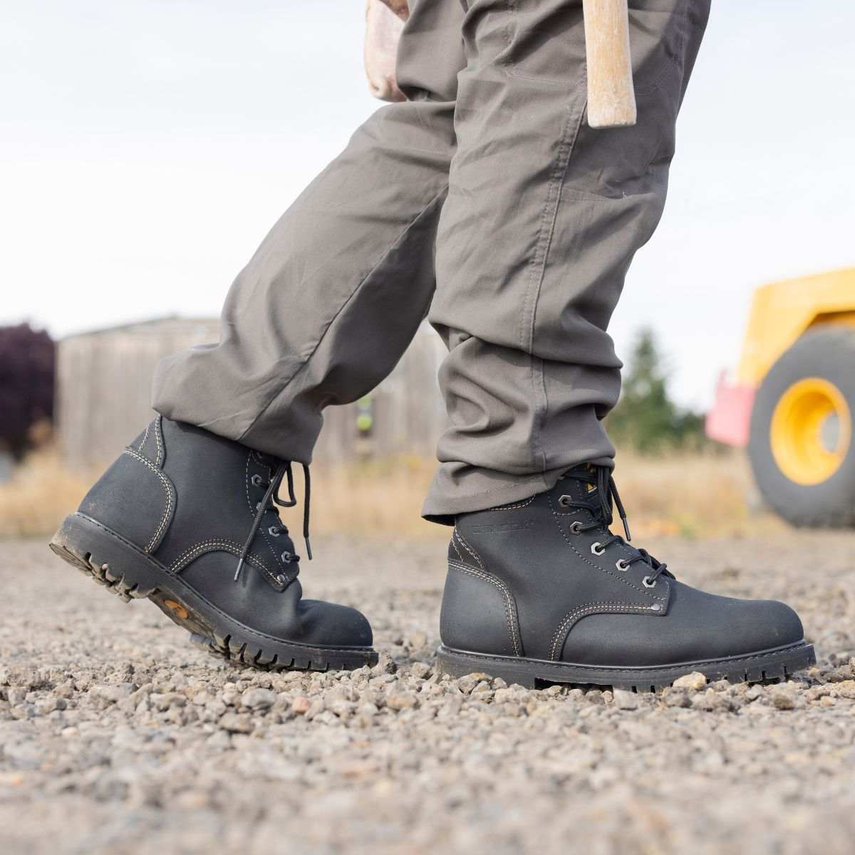 Oil Rigger 6” Steel Toe Men’s Work Boot - Black - Skoutley Outdoors LLC
