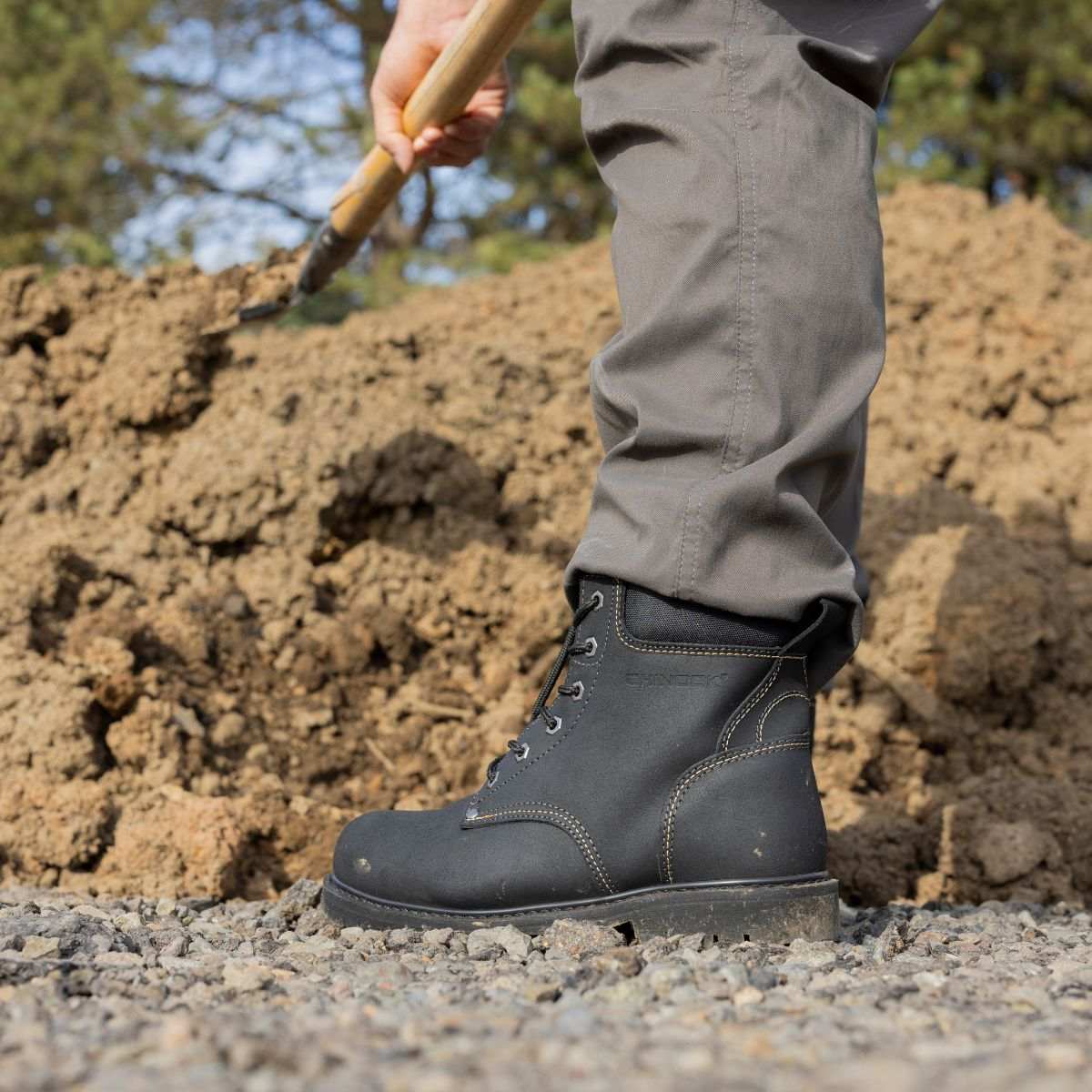 Oil Rigger 6” Steel Toe Men’s Work Boot - Black - Skoutley Outdoors LLC