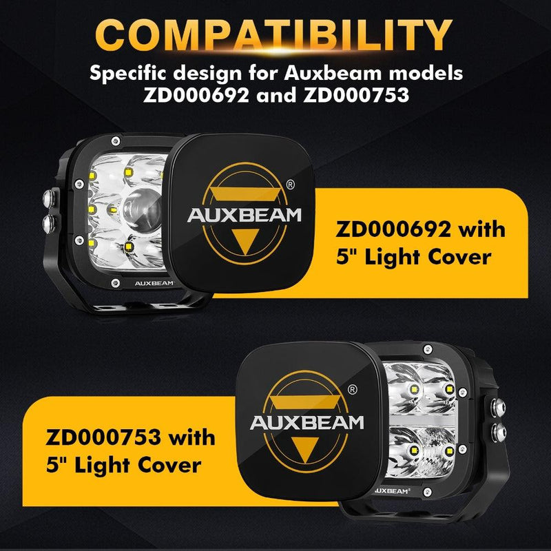 Load image into Gallery viewer, 5 Inch LED Driving Light Black Cover Light Shield Cover
