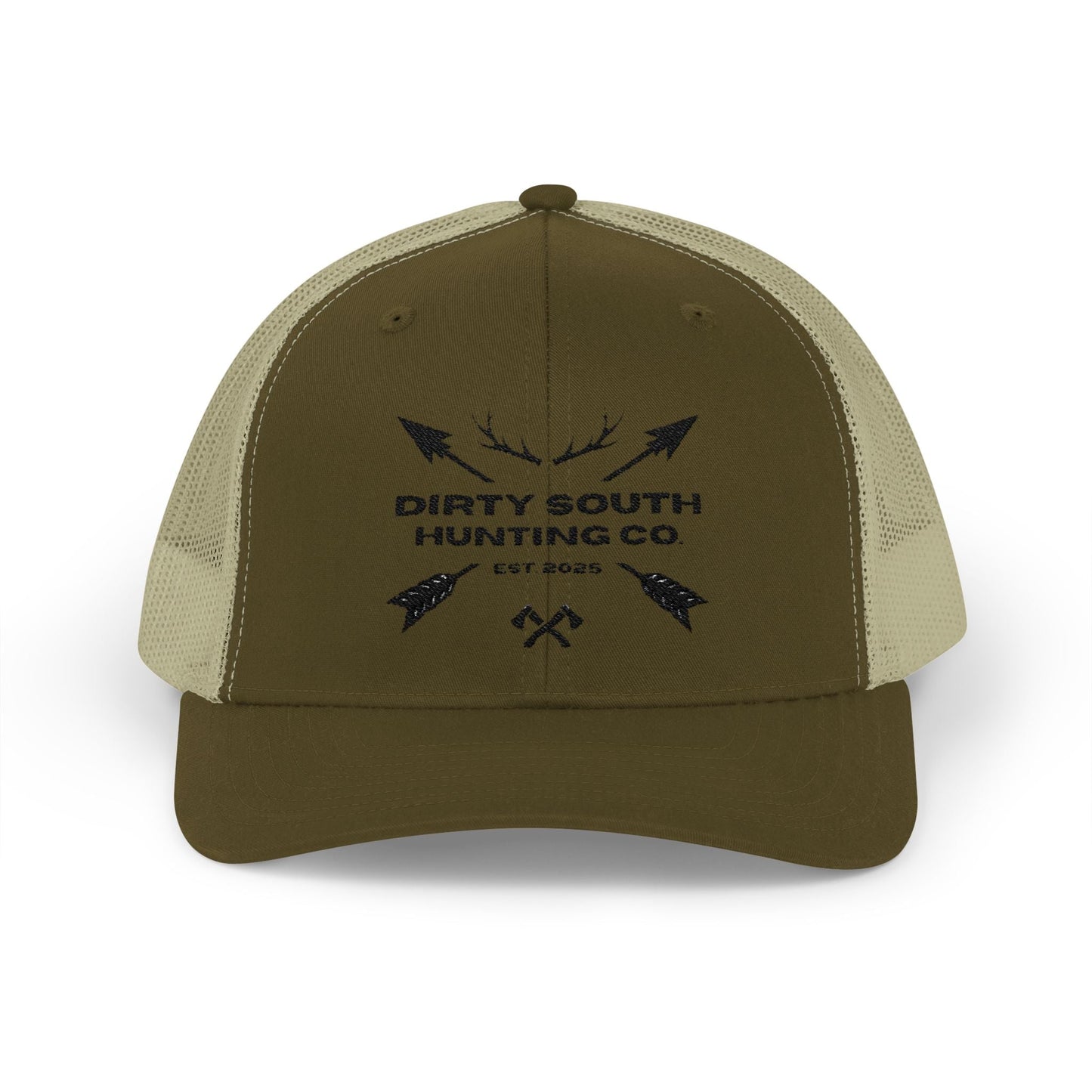 Dirty South Hunting Co Snapback Trucker Cap - Perfect for Outdoor Enthusiasts, Gifts for Hunters, Casual Wear, Adjustable Fit, Sports Cap