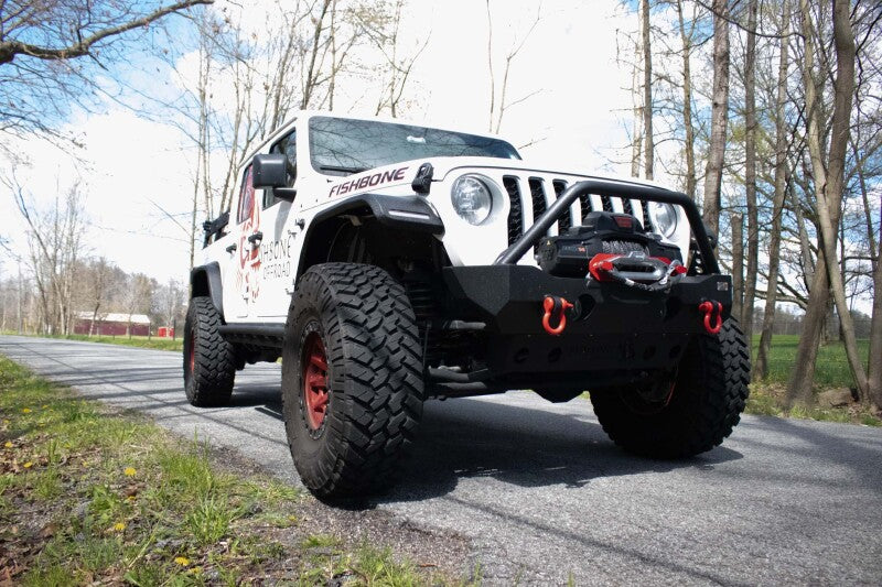 Fishbone Offroad 2018+ Jeep Wrangler JL/JLU/2020+ Gladiator JT Alum Front Fender Flares - Black