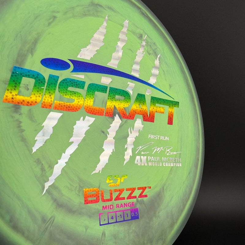 Load image into Gallery viewer, Swirly ESP Buzzz (First Run) - Paul McBeth 4x Claws - Acid Smoke
