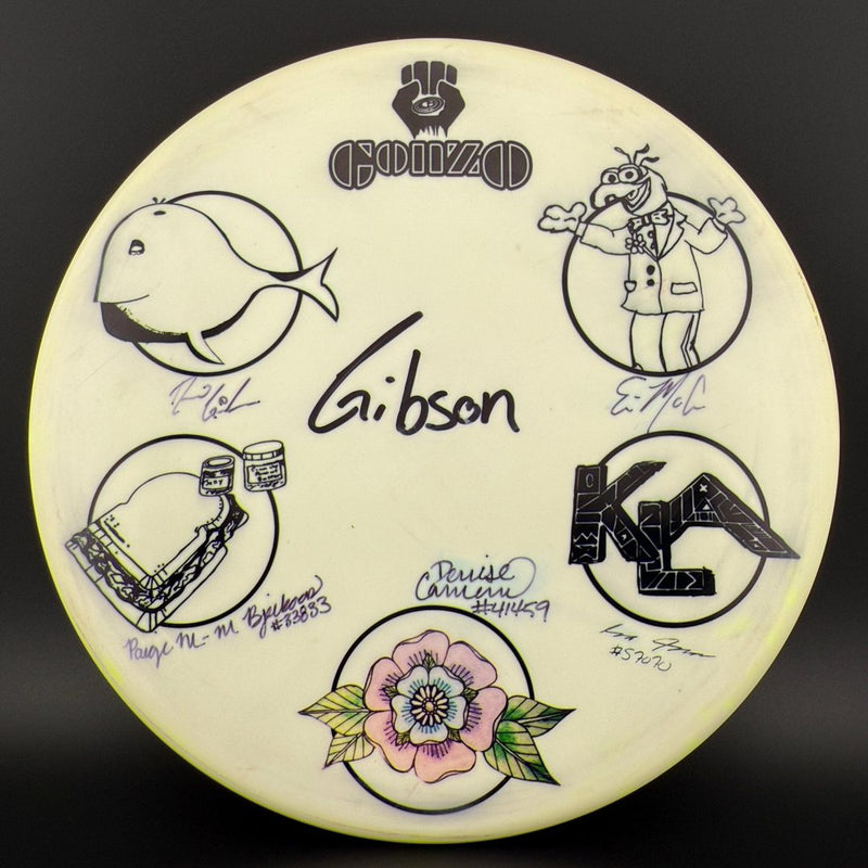 Load image into Gallery viewer, Fuzion Suspect - 2016 Glass Blown Open - Gonzo Multi-Stamp *Gibson Stash Used*