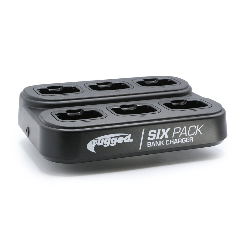 Load image into Gallery viewer, GMRS Handheld Radio and 6-Pack Bank Charger Bundle