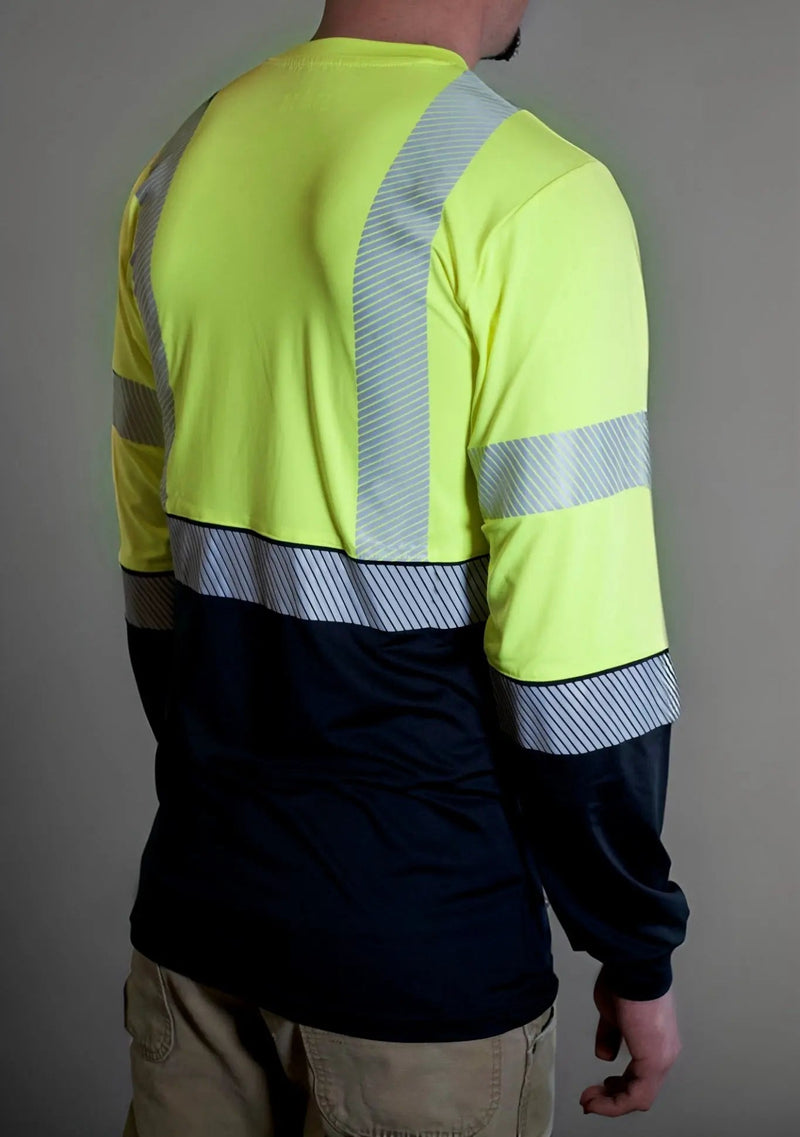 Load image into Gallery viewer, Non FR Hi-Vis Long Sleeve Shirt - Neon