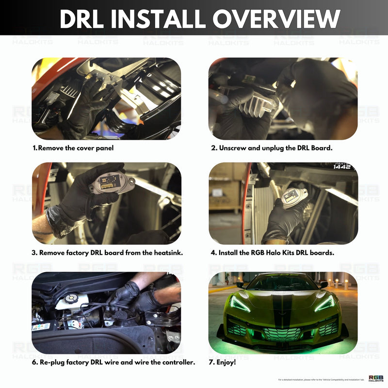 Load image into Gallery viewer, Chevrolet Corvette C8 RGBW+A DRL Boards (2020-2026)