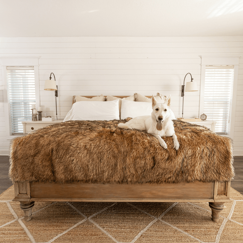 Load image into Gallery viewer, PupProtector™ Waterproof Throw Blanket - Sable Tan
