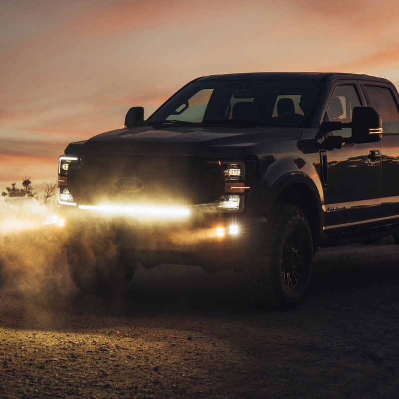 Load image into Gallery viewer, Ford F-250 and 350 (2020-2022) - 40" Curved LED Bumper Light Bar