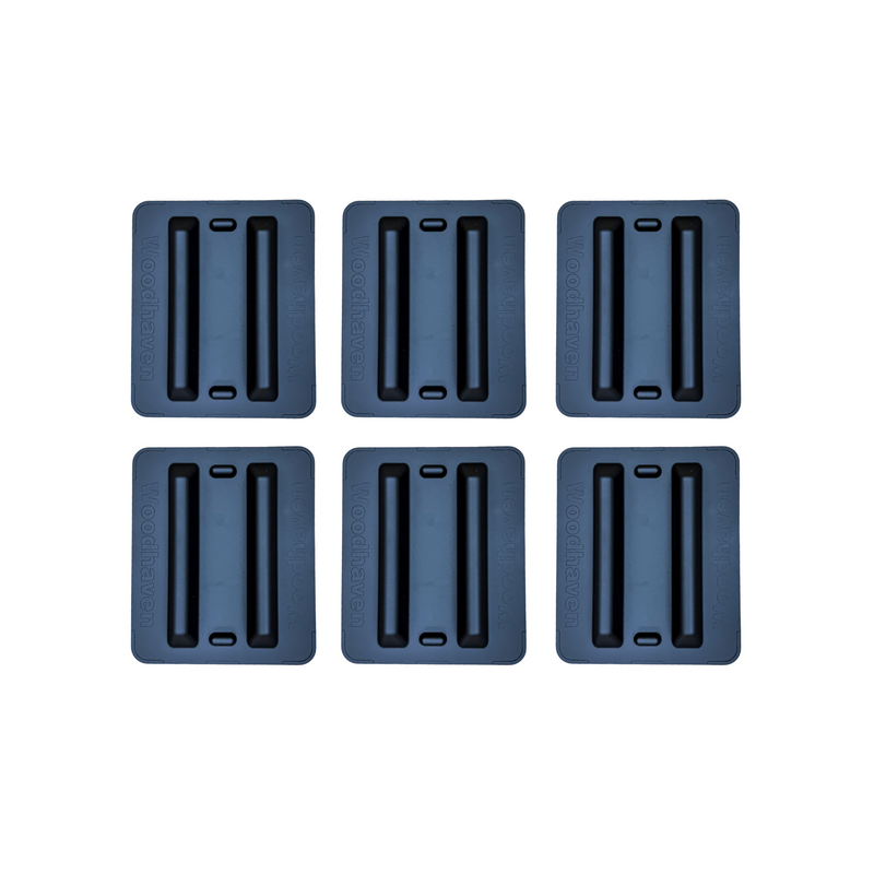Load image into Gallery viewer, Firewood Rack Support Bases Black or Brown Woodhaven