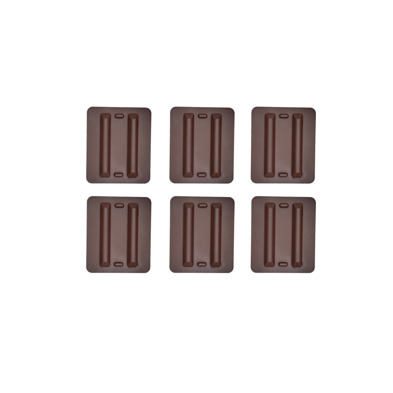 Load image into Gallery viewer, Firewood Rack Support Bases Black or Brown Woodhaven