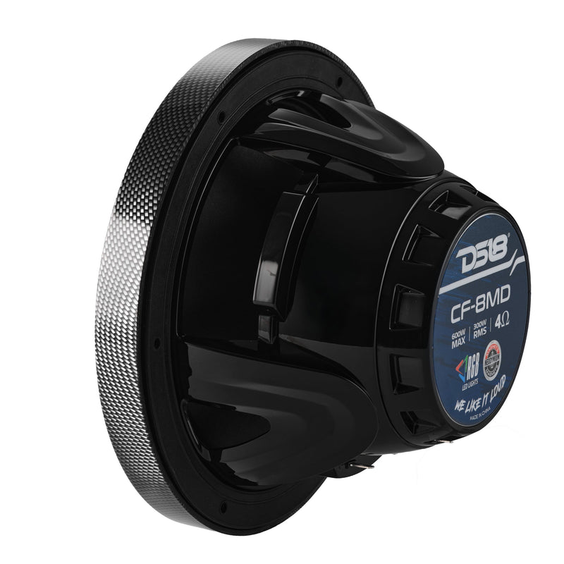 Load image into Gallery viewer, 8” Marine 2-Way Hybrid Speaker with RGB LED, Compression Driver and Neodymium Magnet | 350W RMS 4-Ohm