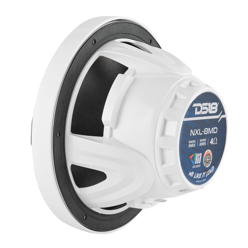 Load image into Gallery viewer, 8” Marine 2-Way Hybrid Speaker with RGB LED, Compression Driver and Neodymium Magnet | 350W RMS 4-Ohm