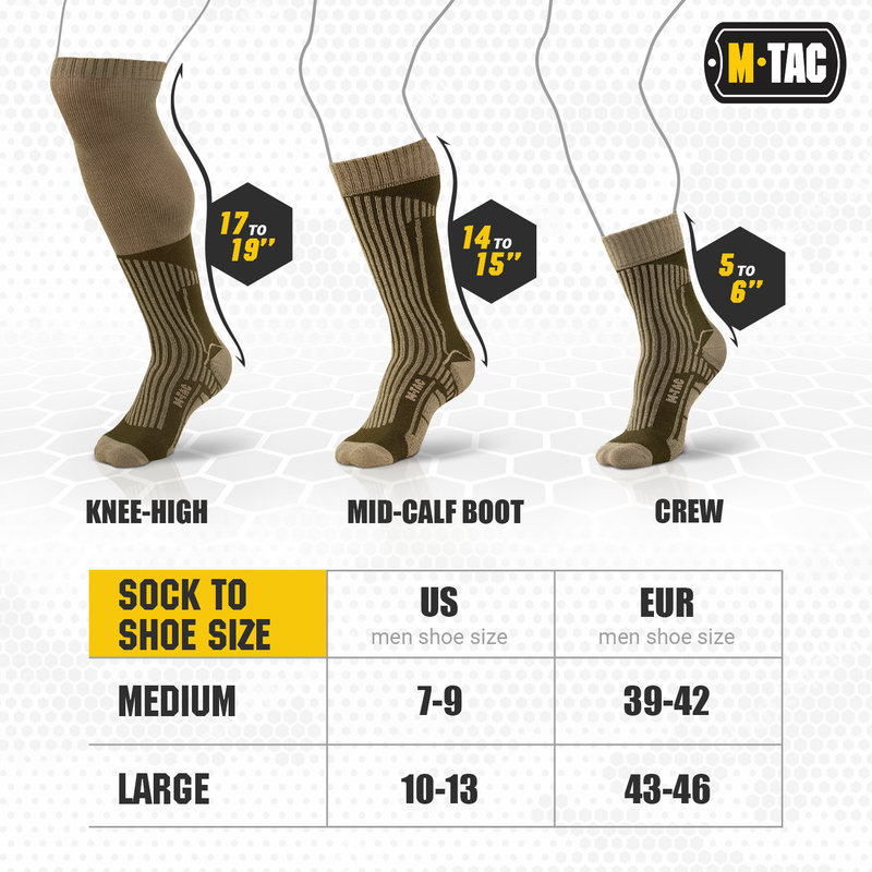Load image into Gallery viewer, M-Tac Crew Socks (Set of 2)