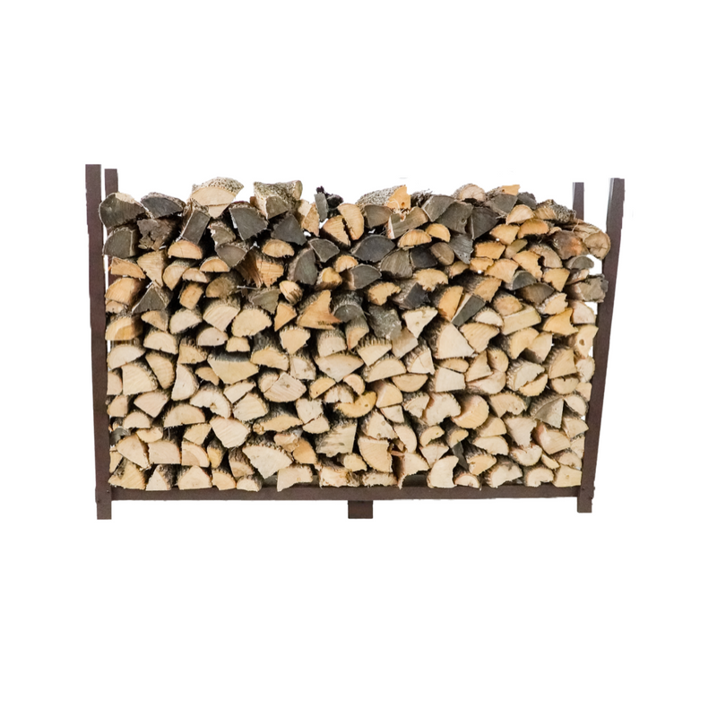 Load image into Gallery viewer, 6 ft Firewood Rack Holds 1/3 Cord Plus Woodhaven