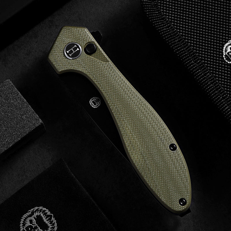 Load image into Gallery viewer, The Vector Folding Pocket Knife Giftset for Men and Women (Green and Black)