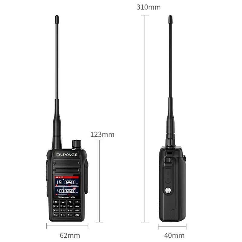 Load image into Gallery viewer, Ruyage UV5D IP67 Waterproof Rugged Long Range Two Way Radio Walkie Talkie