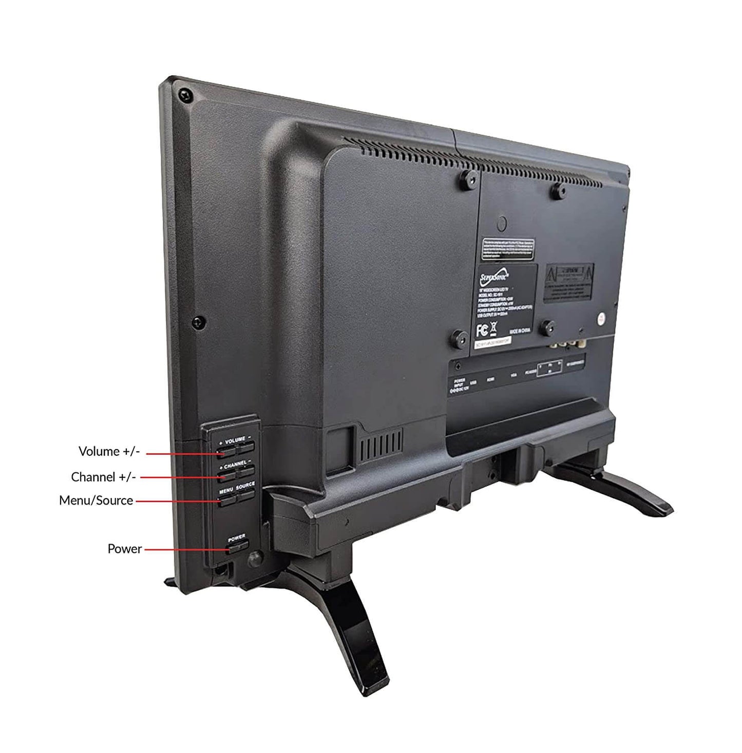 Supersonic 19" 12 Volt AC/DC Widescreen LED HDTV with USB and HDMI (SC-1911)