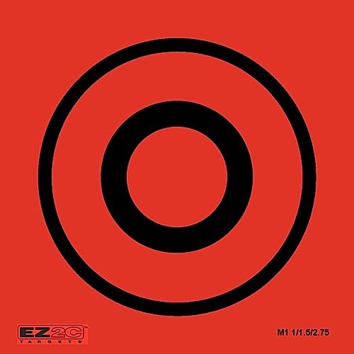 Load image into Gallery viewer, 25 EZ2C Mini Shooting Targets Bright Fluorescent Self-Adhesive 3.5"x3.5" (25 count)