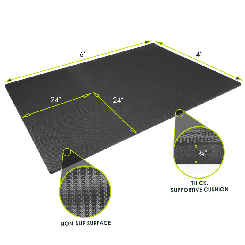 Load image into Gallery viewer, ProsourceFit Exercise Puzzle Mat 0.75"