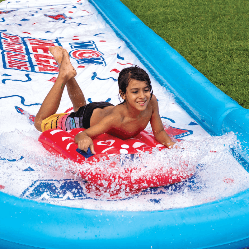 Load image into Gallery viewer, WOW Watersports 25 Ft Mega Backyard Slide with Splash Pool