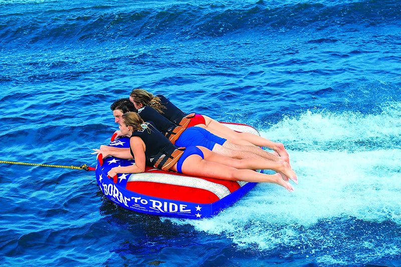 Load image into Gallery viewer, WOW Watersports Born to Ride 3 Person 3P Towable