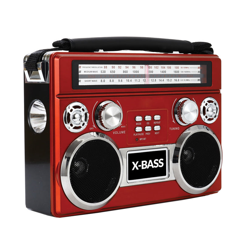 Load image into Gallery viewer, Supersonic Portable 3 Band Radio with Bluetooth and Flashlight