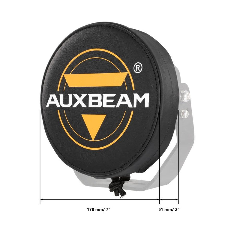 Load image into Gallery viewer, (2pcs/set) 7 Inch/ 9 Inch Round LED Driving Light Black Leather Cover Light Shield Cover
