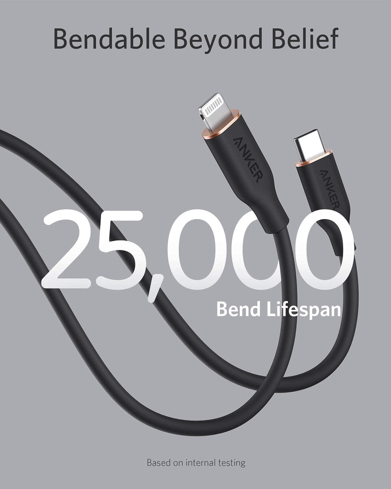Load image into Gallery viewer, Anker <b>641</b> USB-C to Lightning Cable (Flow, Silicone)