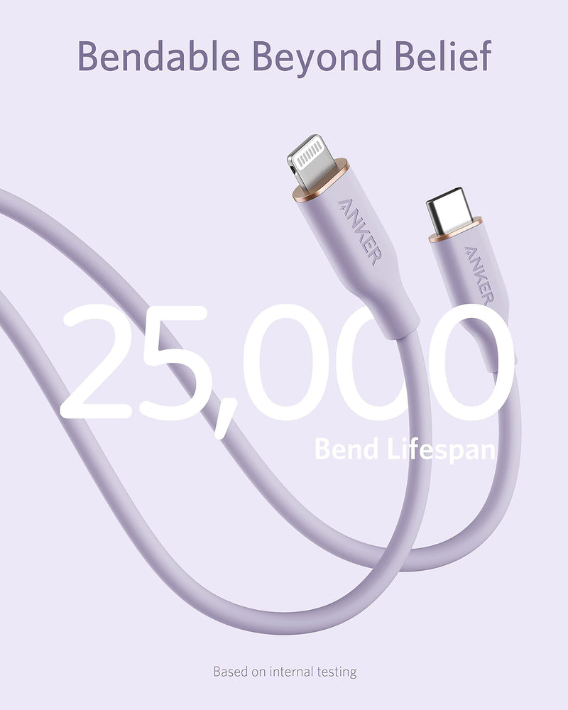 Load image into Gallery viewer, Anker <b>641</b> USB-C to Lightning Cable (Flow, Silicone)