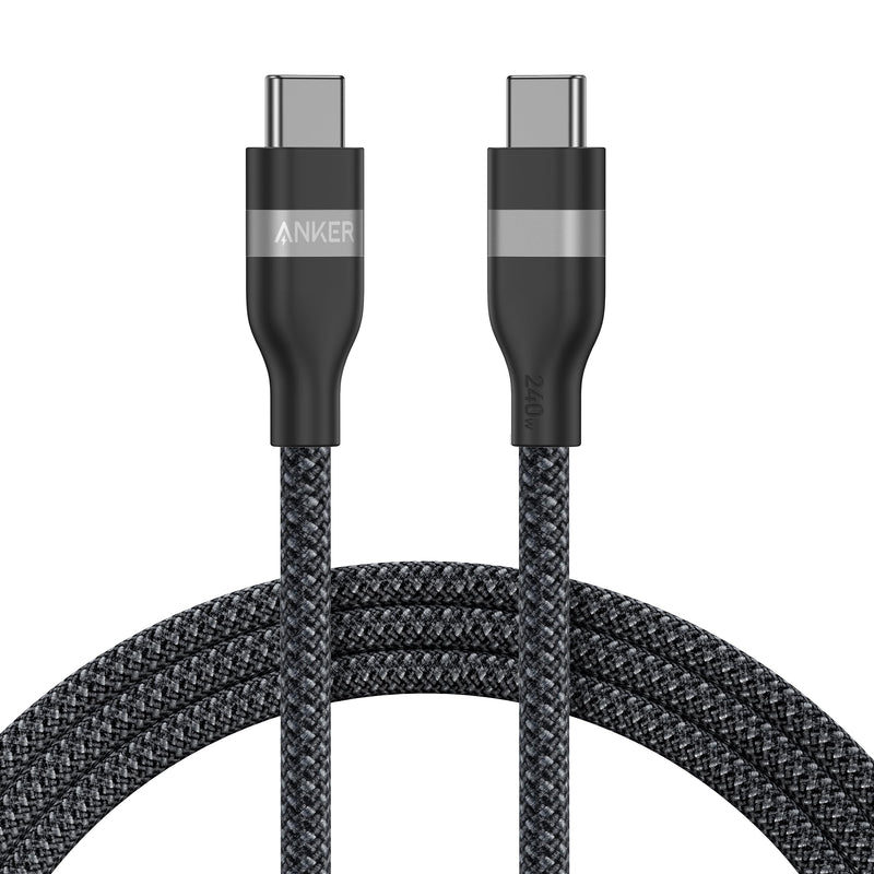 Load image into Gallery viewer, Anker USB-C to USB-C Cable (3 ft / 6 ft, 240W, Upcycled-Braided)