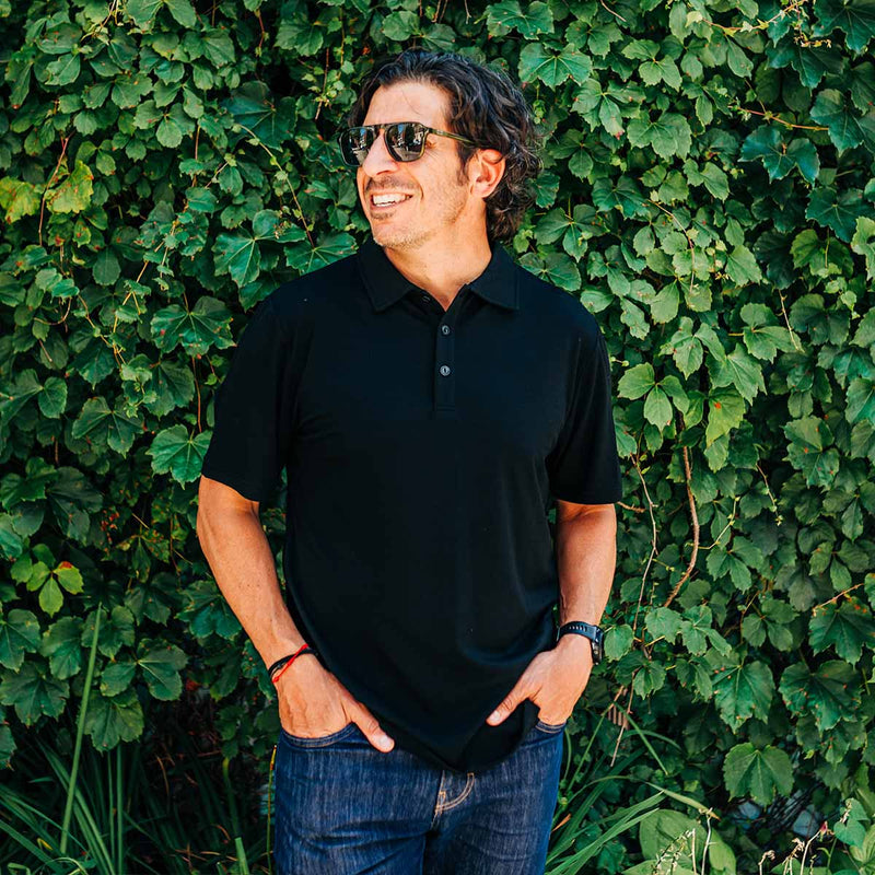 Load image into Gallery viewer, Microweight Men's Wool Polo - Woolverino