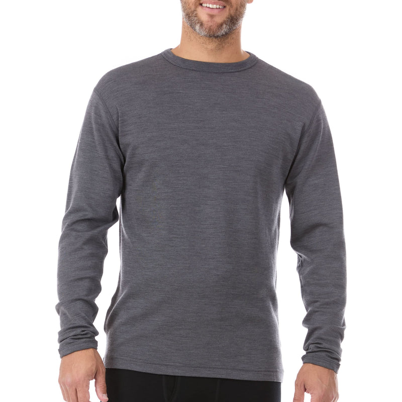 Load image into Gallery viewer, Men's Wool Thermal Top Midweight Base Layer - 100% Merino Wool