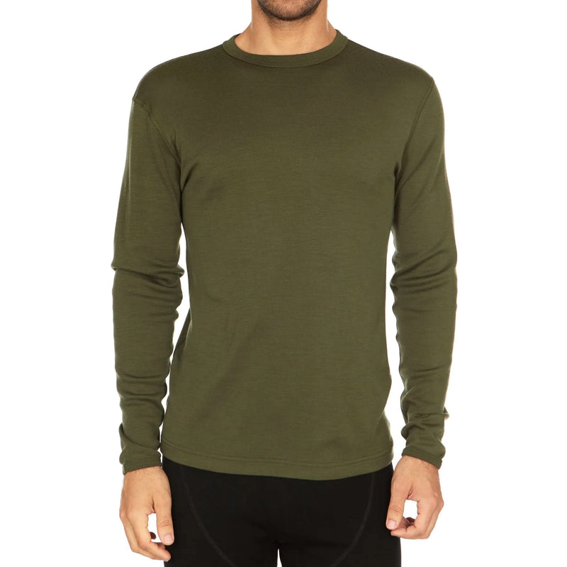 Load image into Gallery viewer, Men's Wool Thermal Top Midweight Base Layer - 100% Merino Wool
